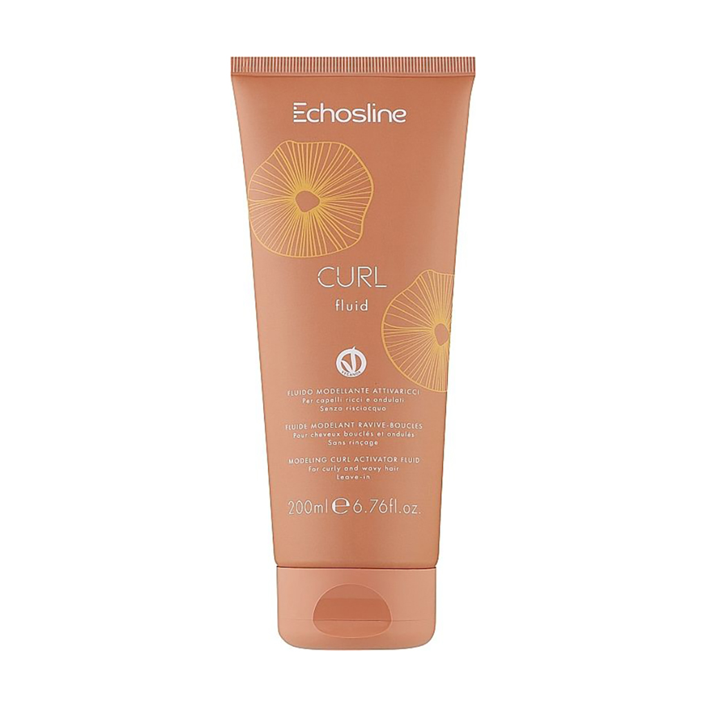 Моделювальний флюїд Echosline Curl Fluid для кучерявого та хвилястого волосся, 200 мл